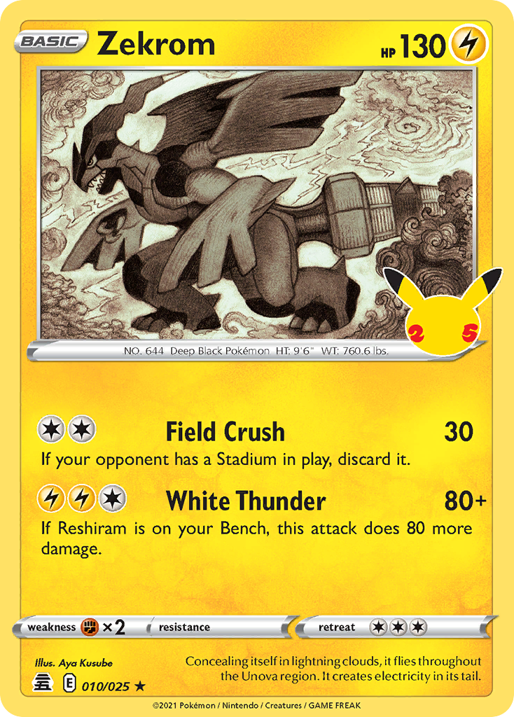 Zekrom — illustrated card