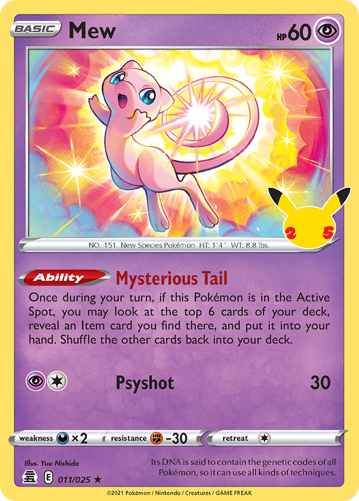 Mew — illustrated card