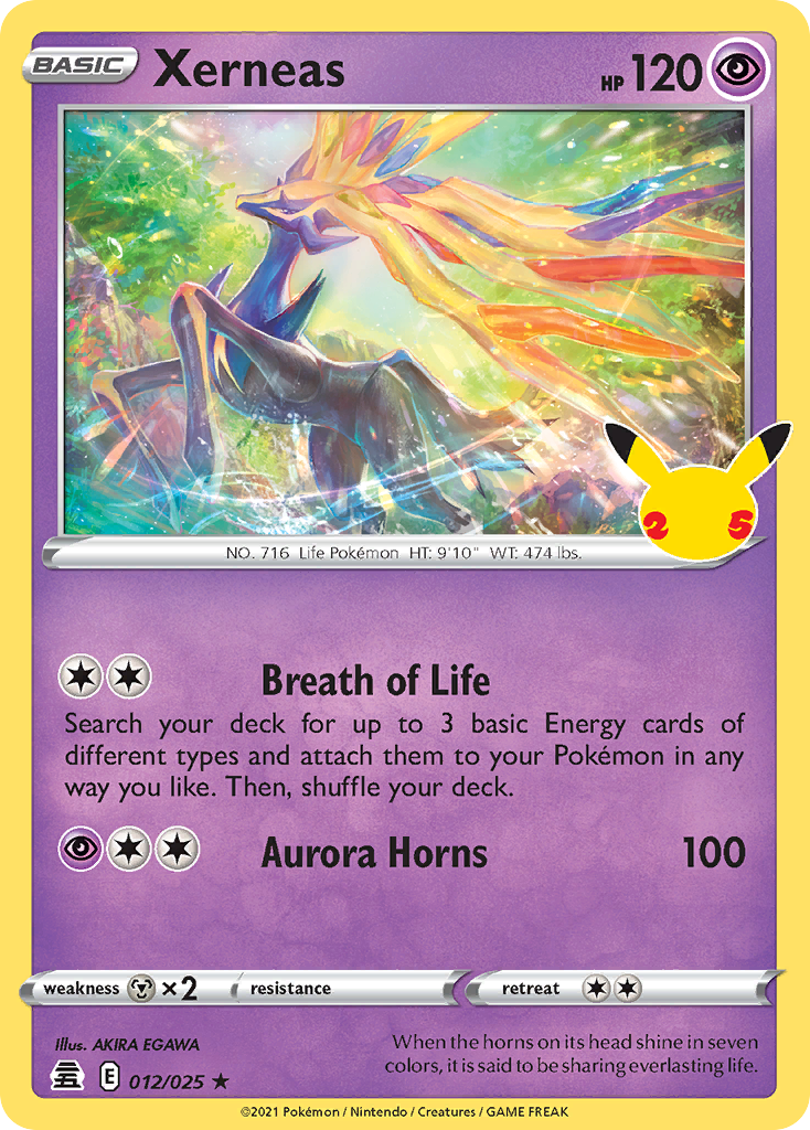 Xerneas — illustrated card
