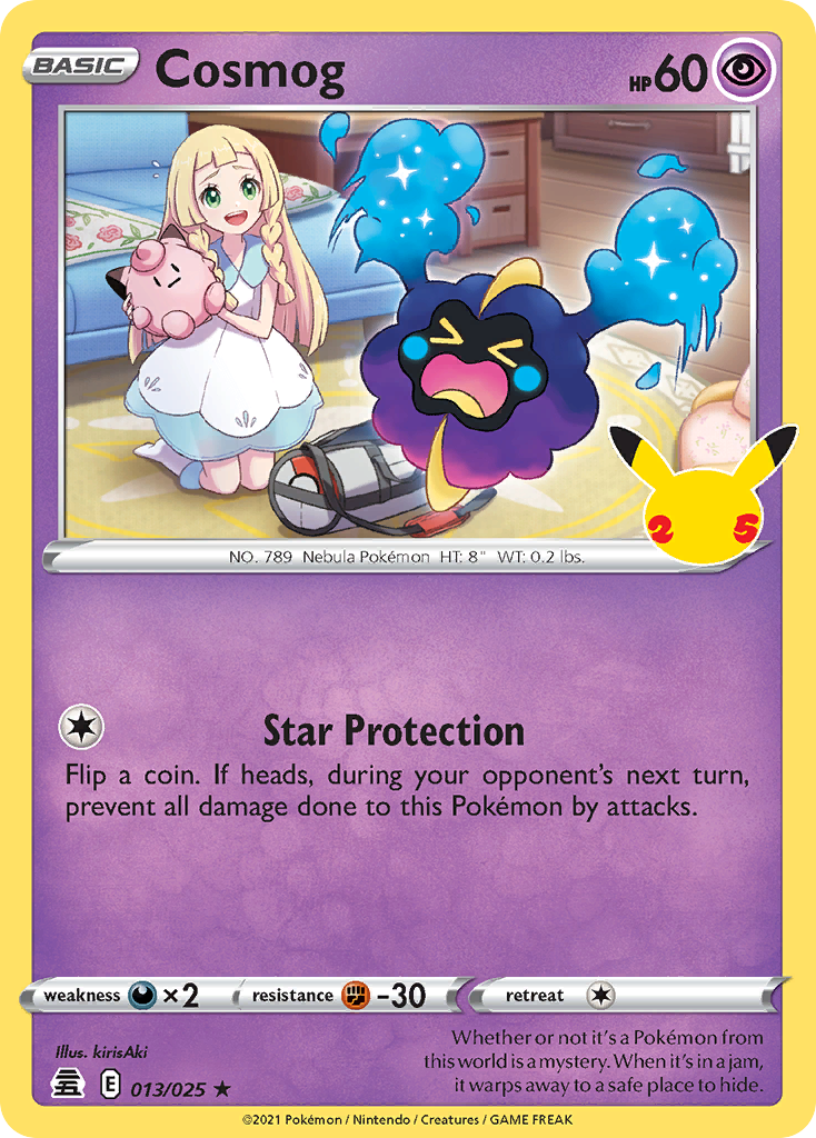 Cosmog — illustrated card
