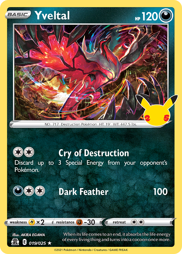 Yveltal — illustrated card