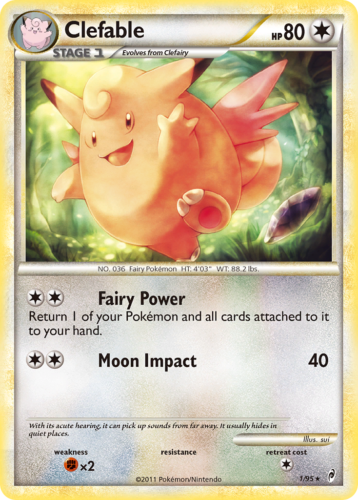 Clefable — illustrated card