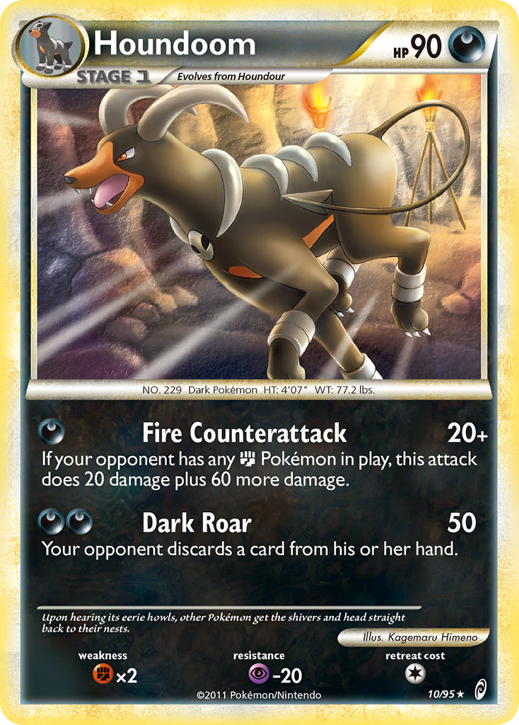 Houndoom — illustrated card