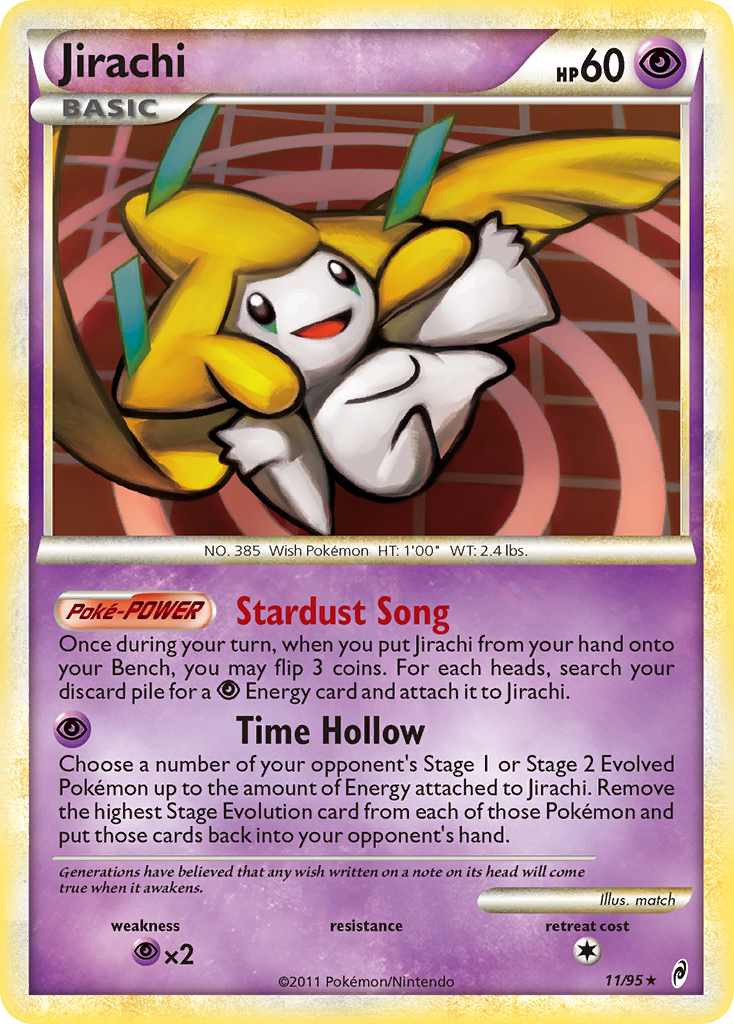 Jirachi — illustrated card