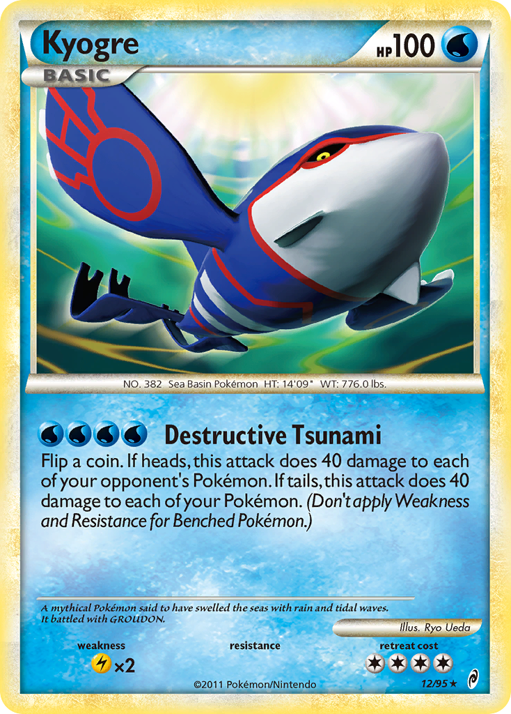 Kyogre — illustrated card
