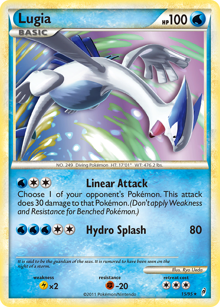 Lugia — illustrated card