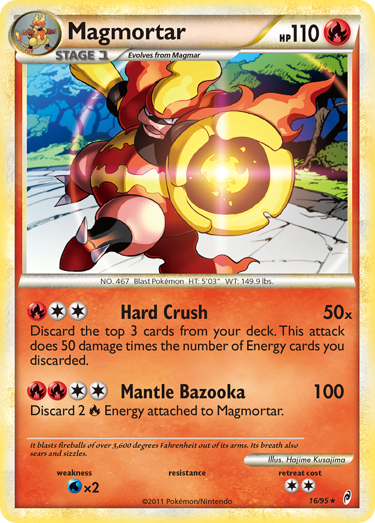 Magmortar — illustrated card