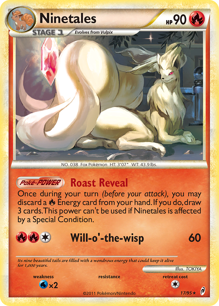 Ninetales — illustrated card