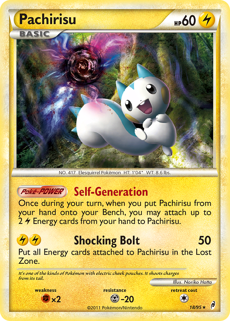 Pachirisu — illustrated card