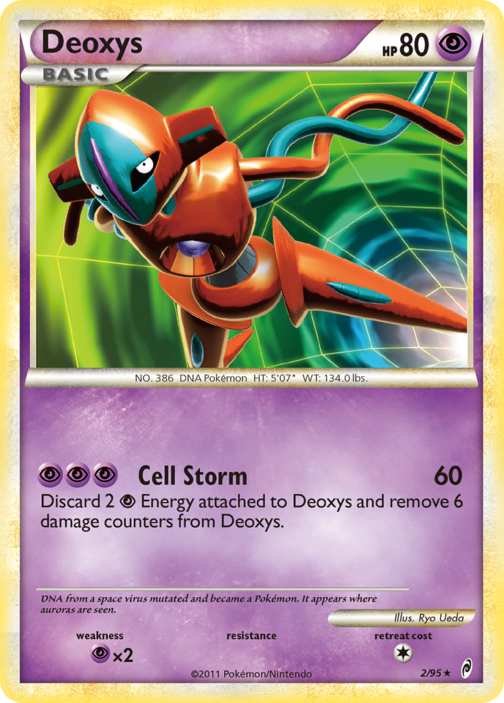 Deoxys — illustrated card