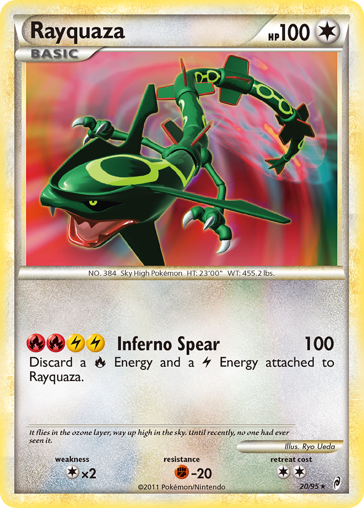 Rayquaza — illustrated card