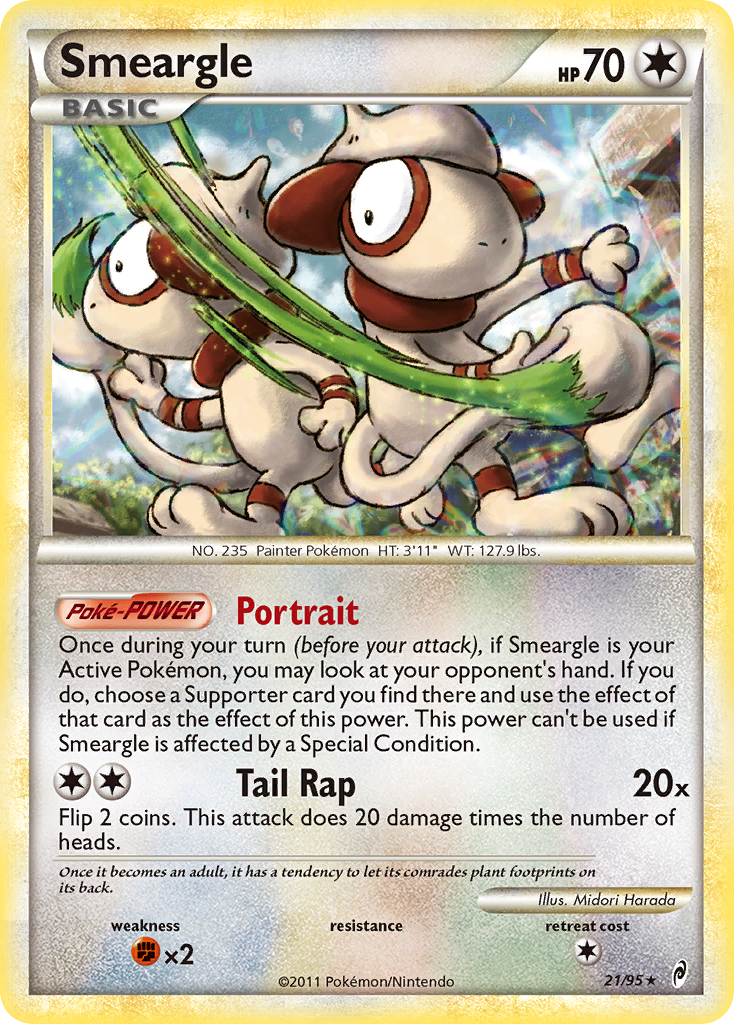 Smeargle — illustrated card