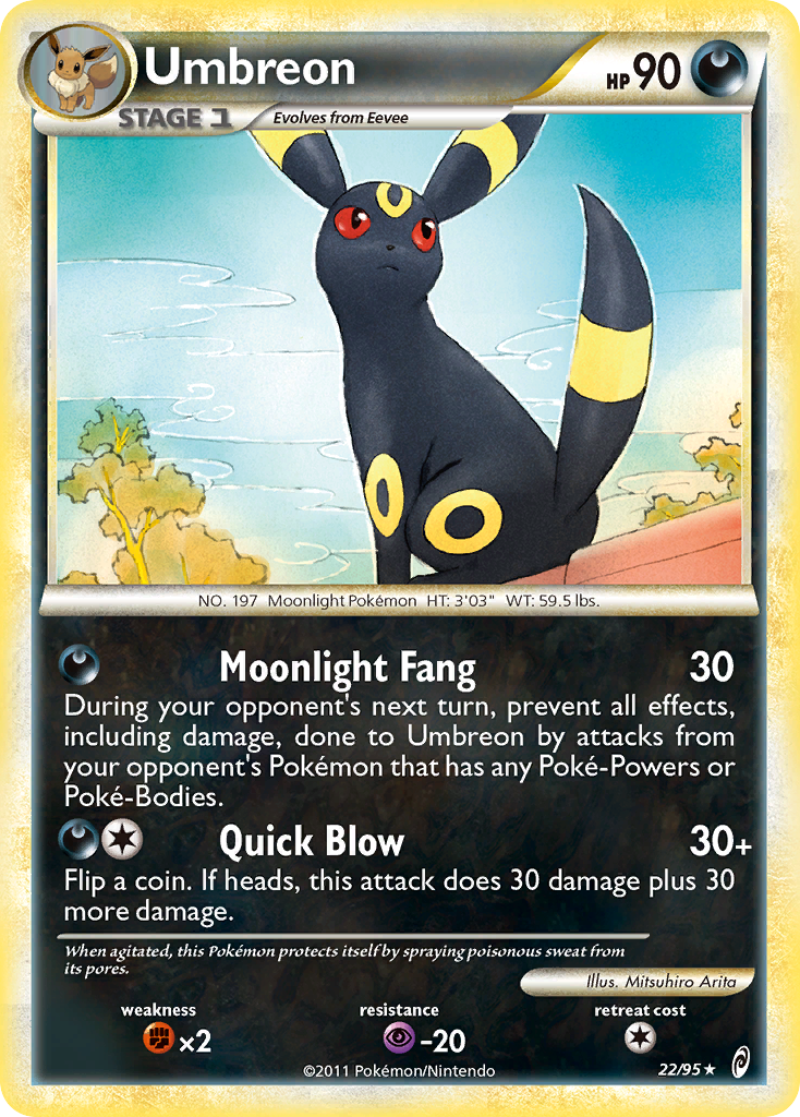 Umbreon — illustrated card