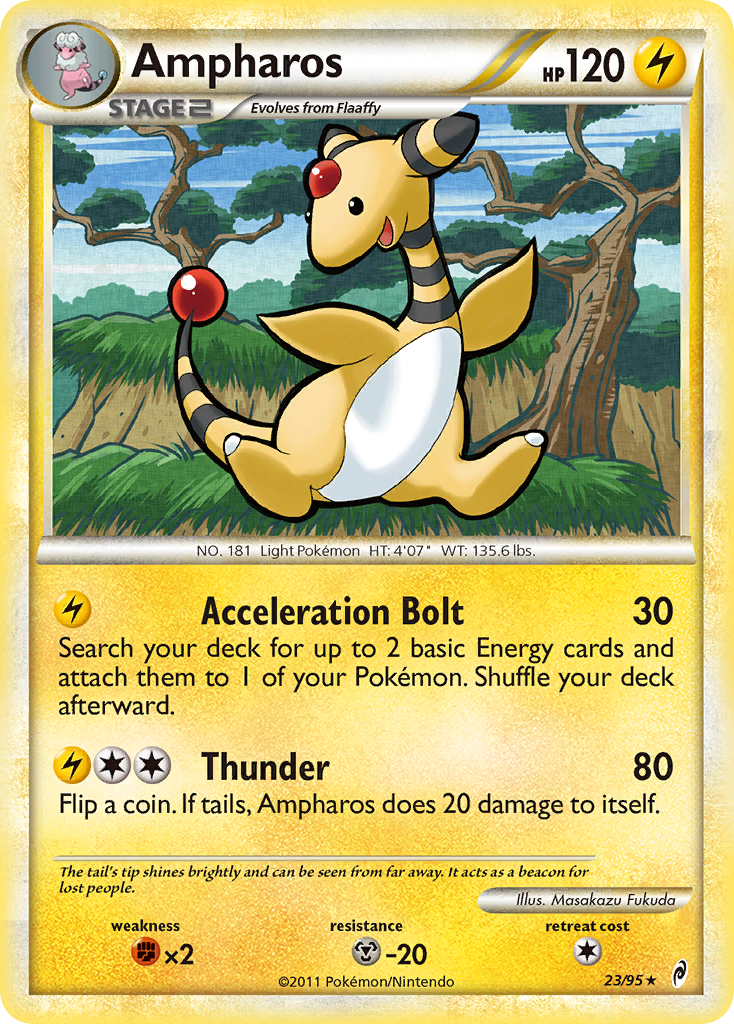 Ampharos — illustrated card
