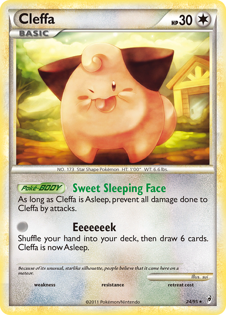 Cleffa — illustrated card