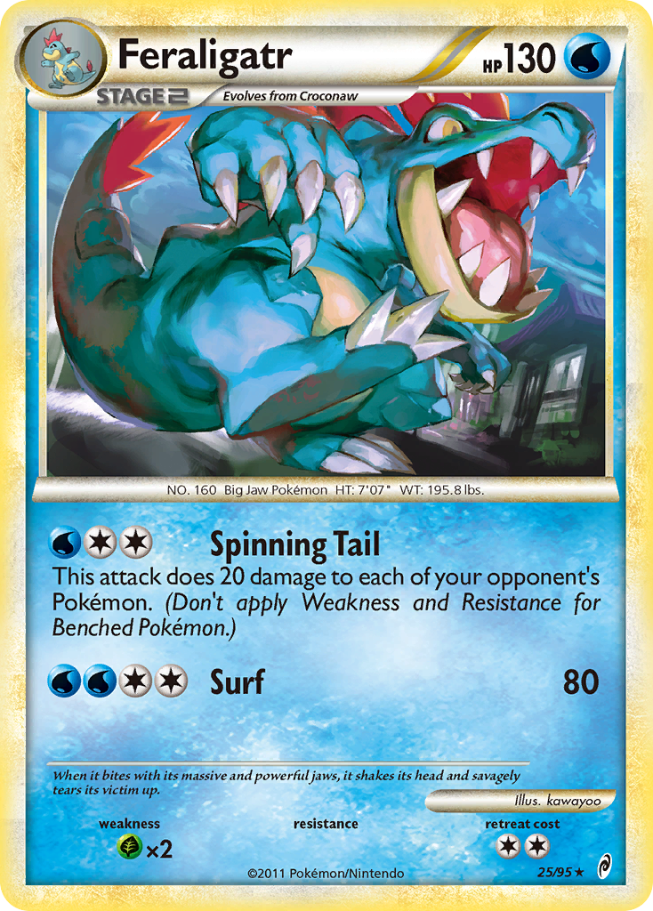 Feraligatr — illustrated card