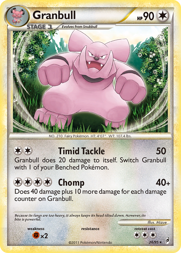 Granbull — illustrated card