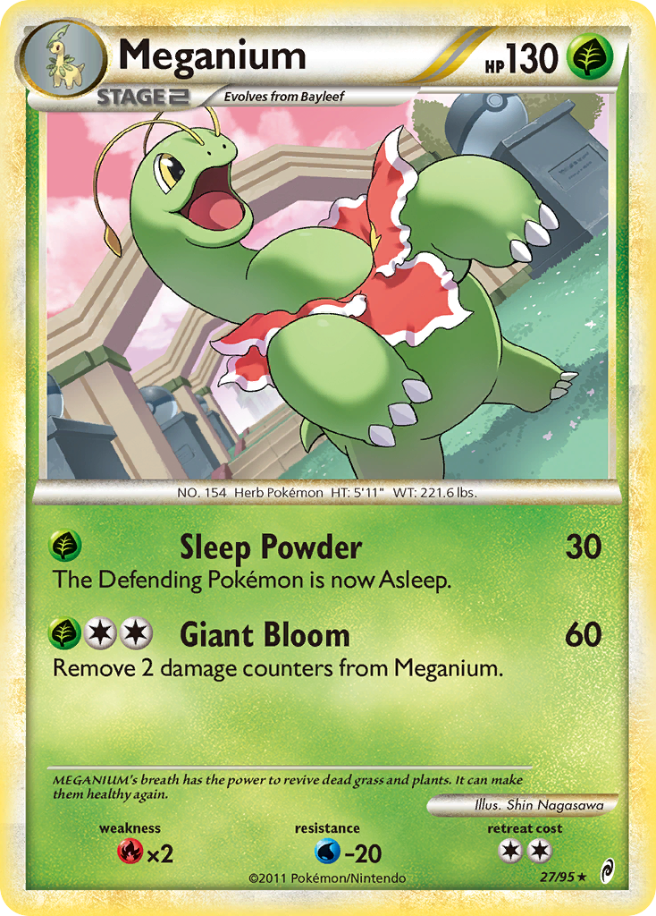 Meganium — illustrated card