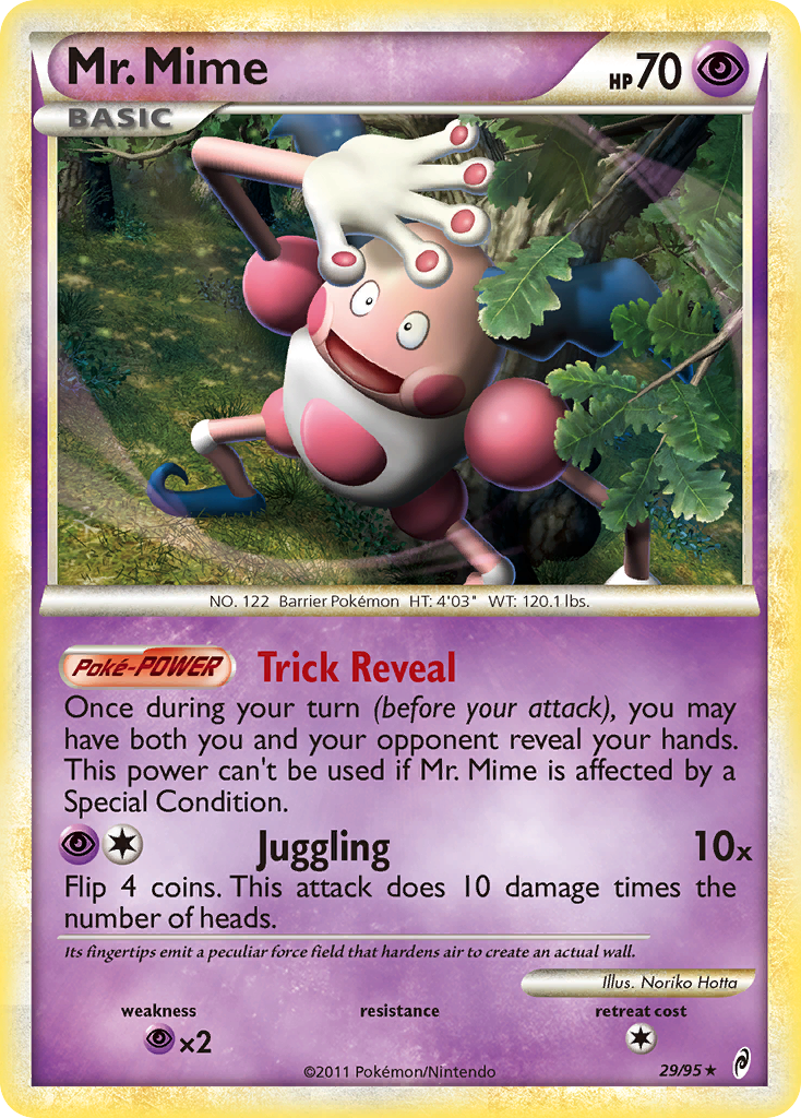 Mr. Mime — illustrated card
