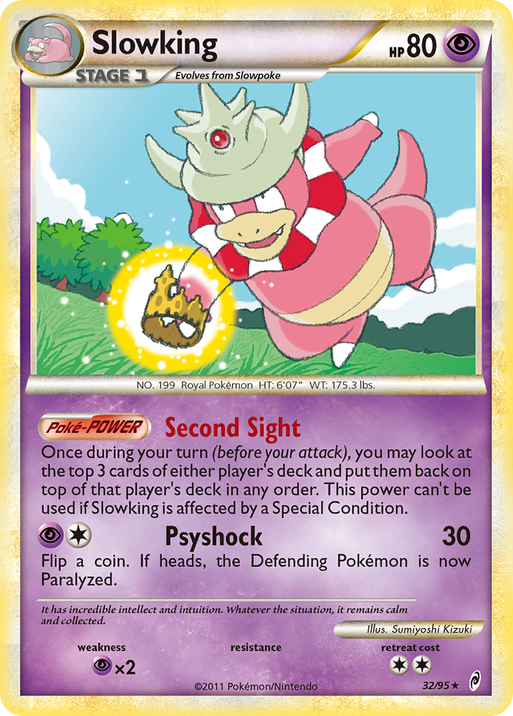 Slowking — illustrated card