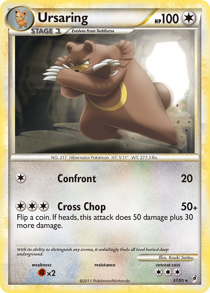 Ursaring — illustrated card