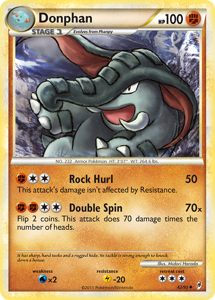 Donphan — illustrated card