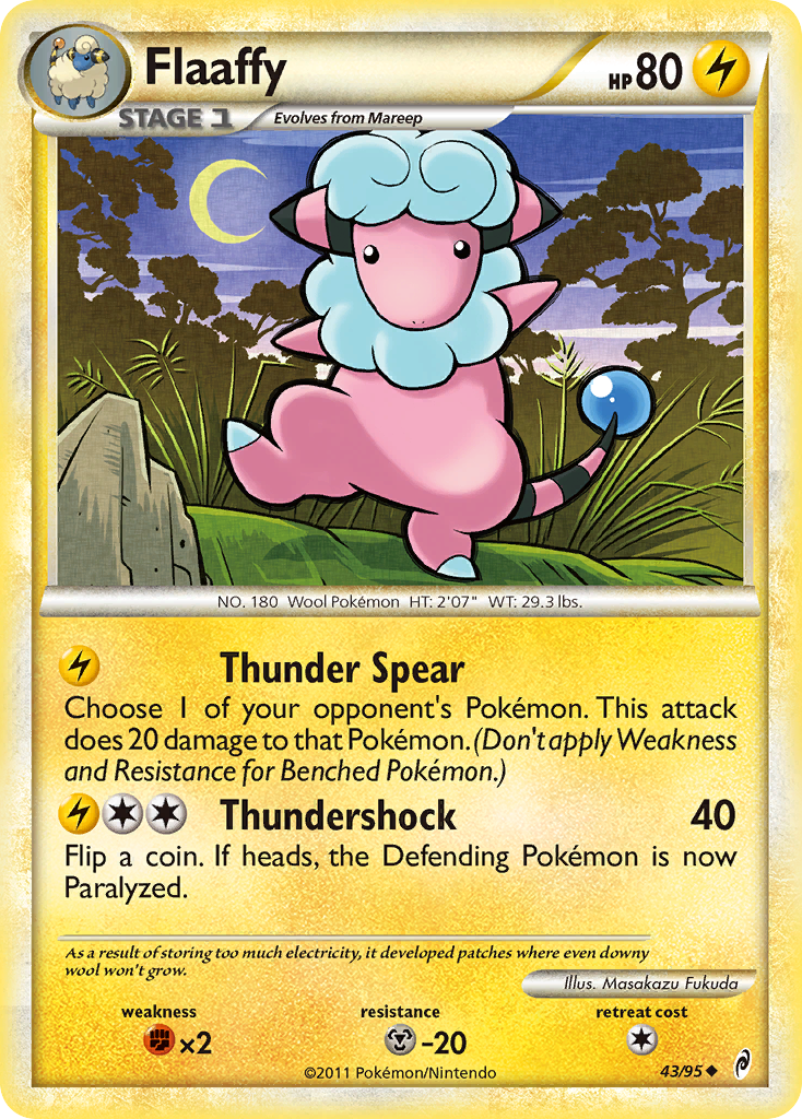 Flaaffy — illustrated card
