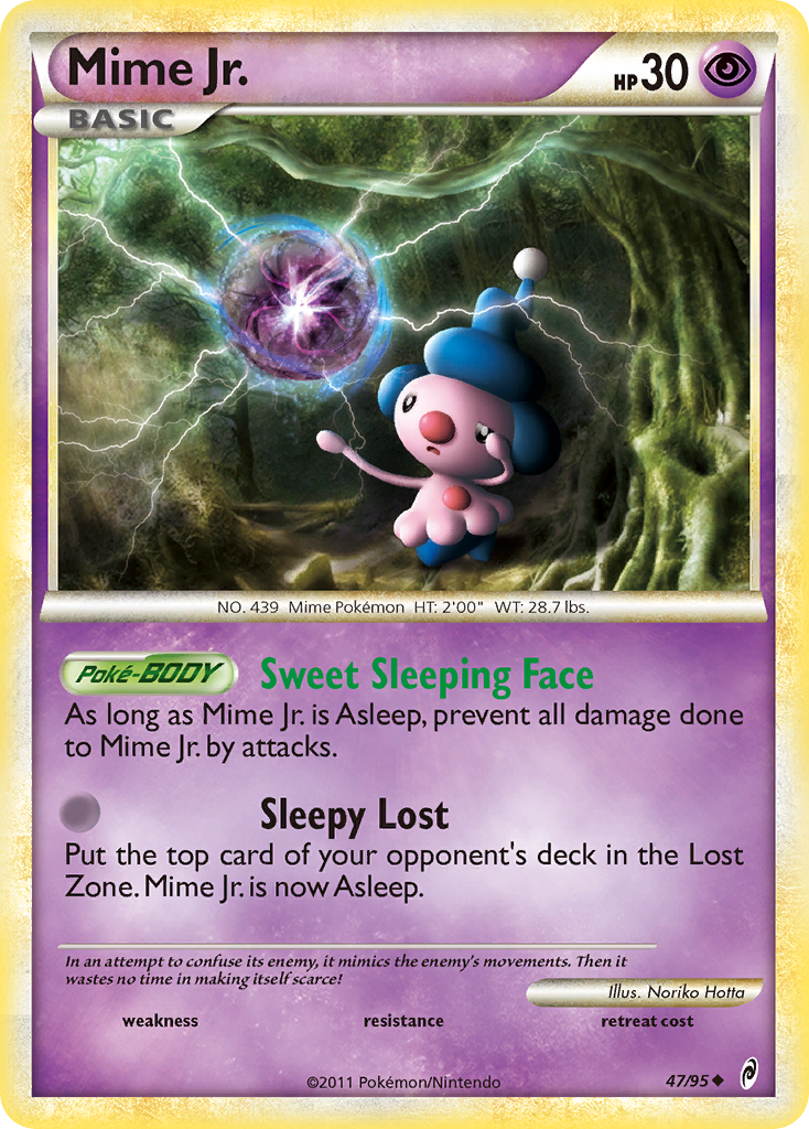 Mime Jr. — illustrated card