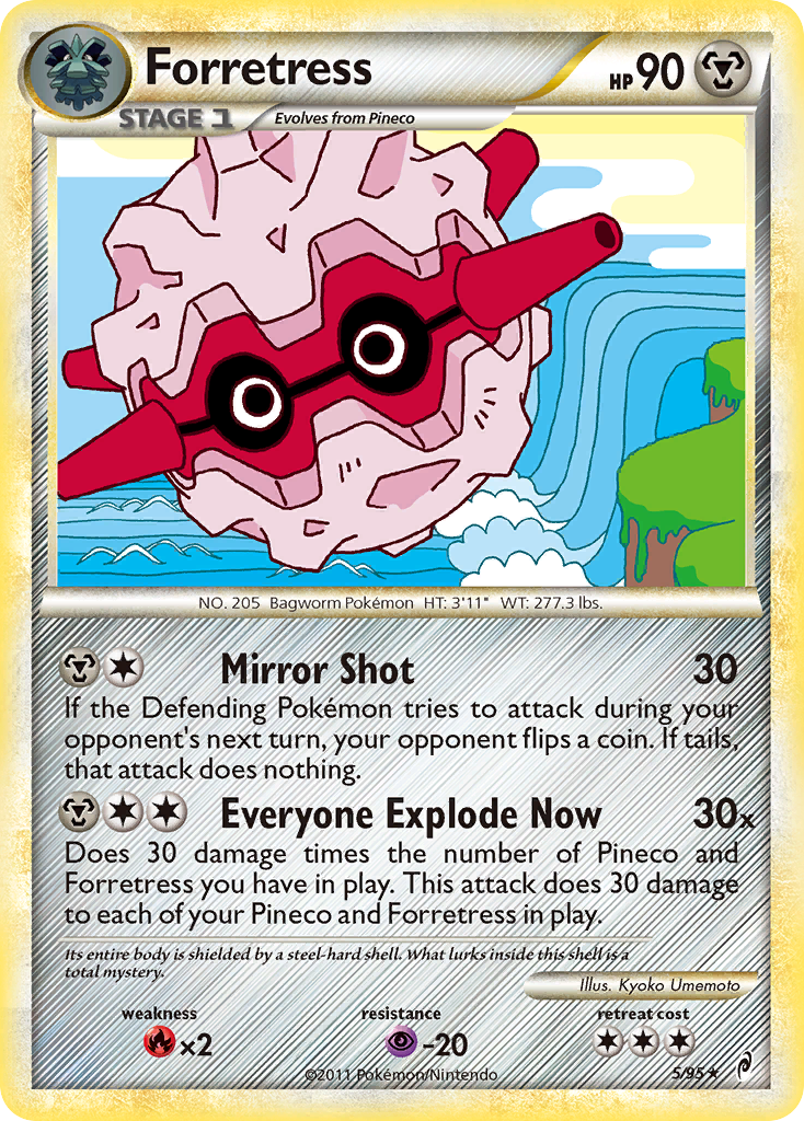 Forretress — illustrated card