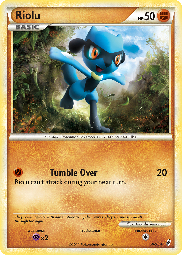 Riolu — illustrated card