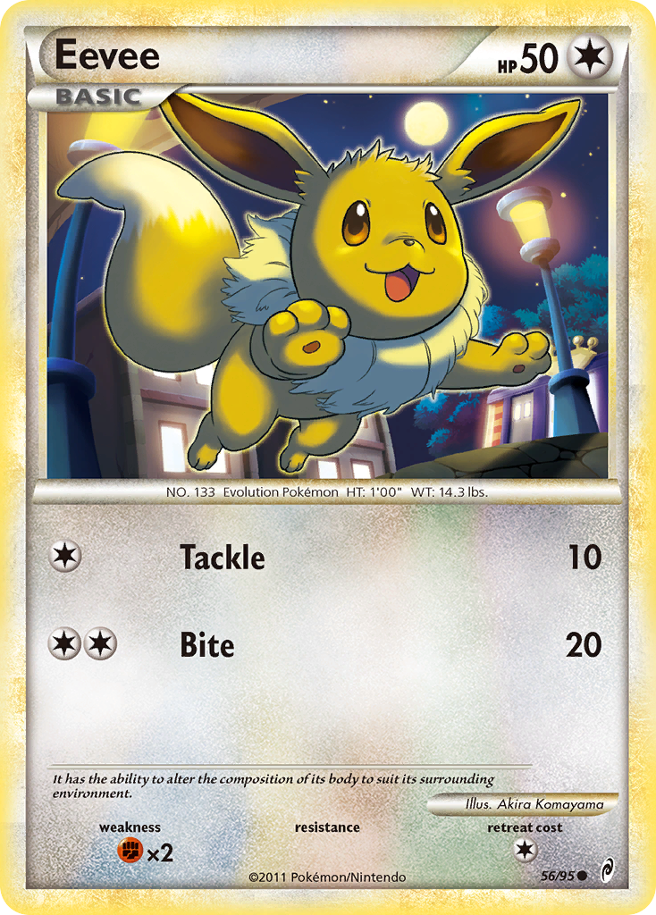 Eevee — illustrated card