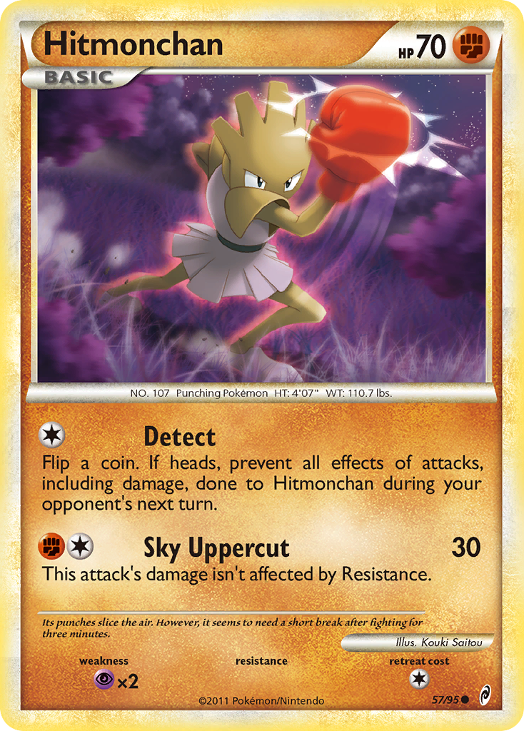 Hitmonchan — illustrated card