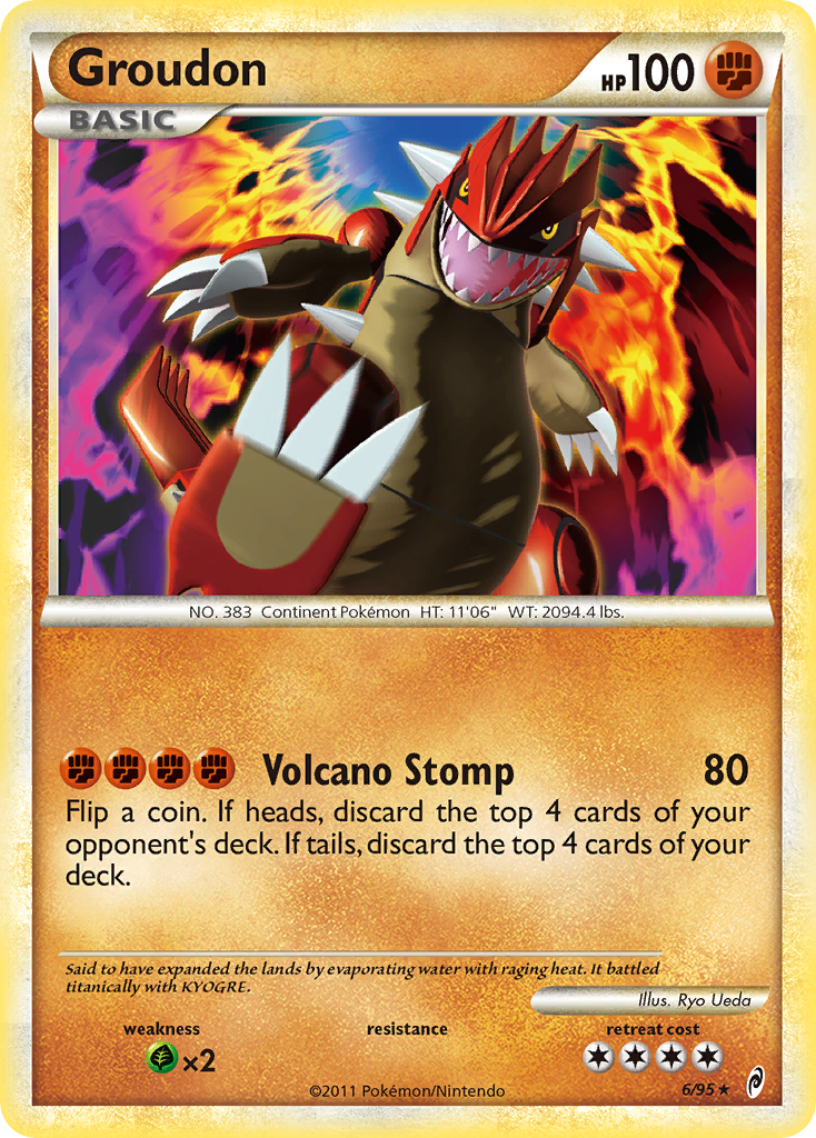 Groudon — illustrated card
