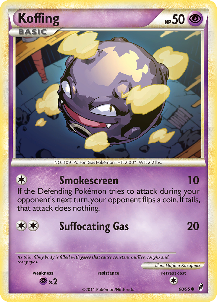 Koffing — illustrated card