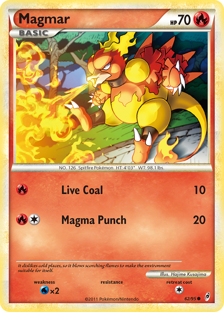 Magmar — illustrated card