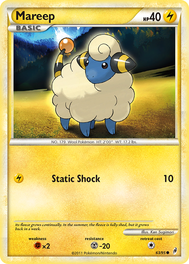 Mareep — illustrated card