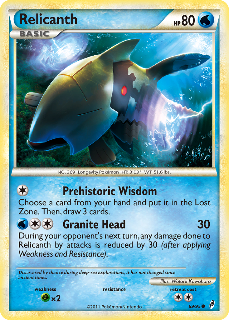 Relicanth — illustrated card