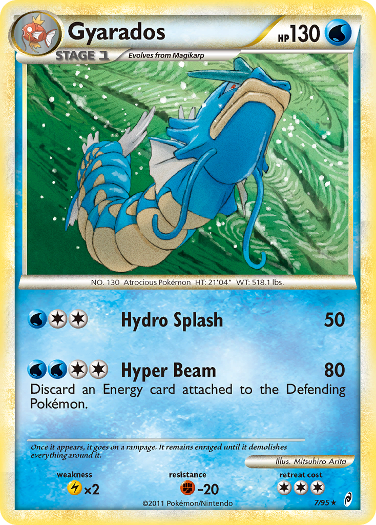Gyarados — illustrated card