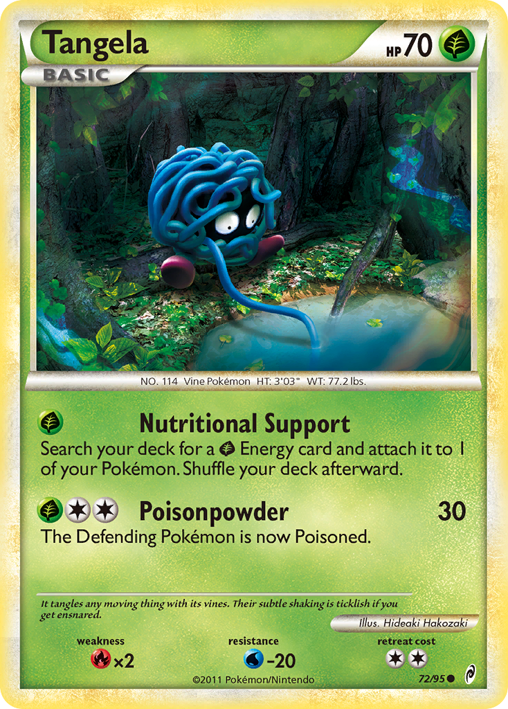 Tangela — illustrated card