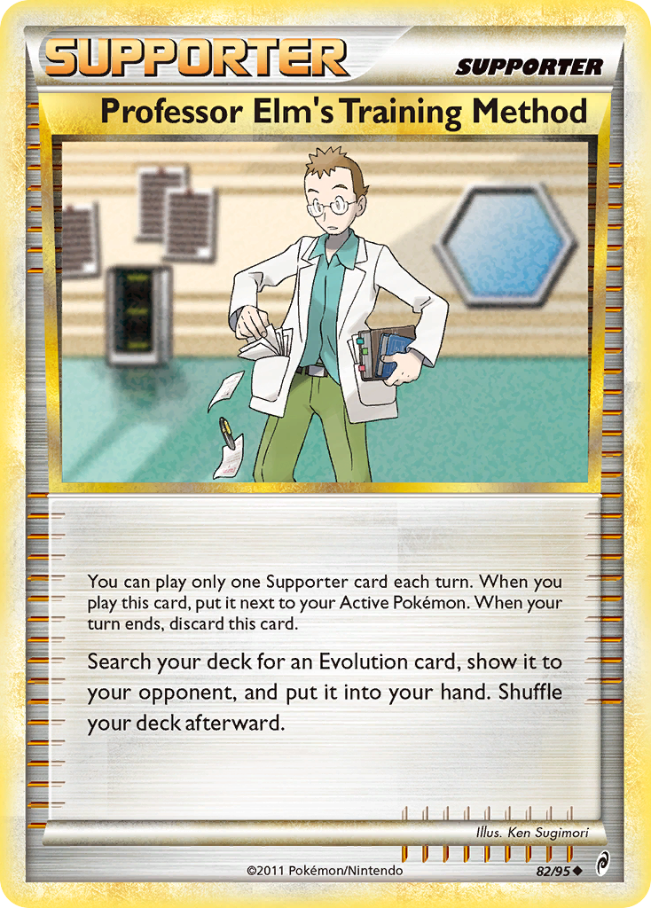 Professor Elm's Training Method — illustrated card