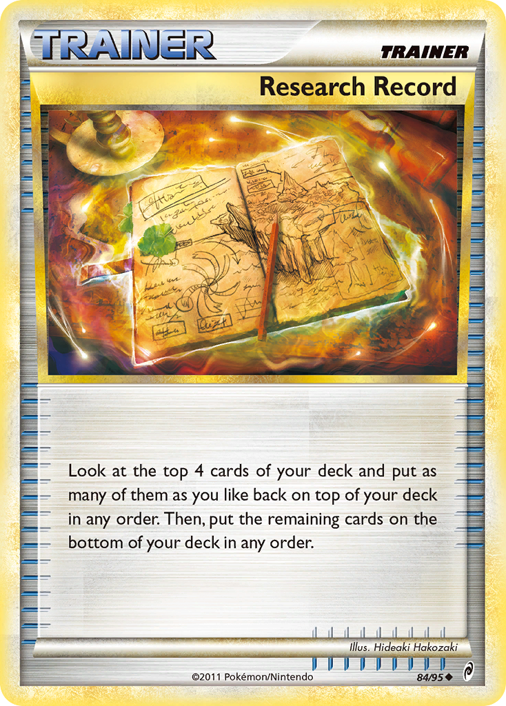 Research Record — illustrated card