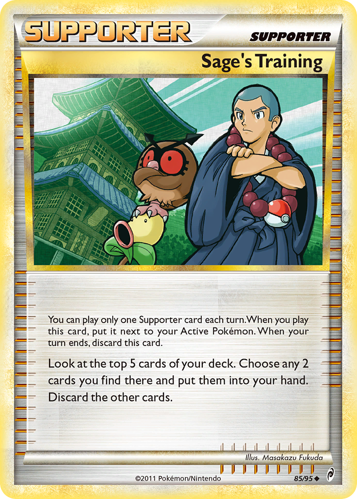 Sage's Training — illustrated card