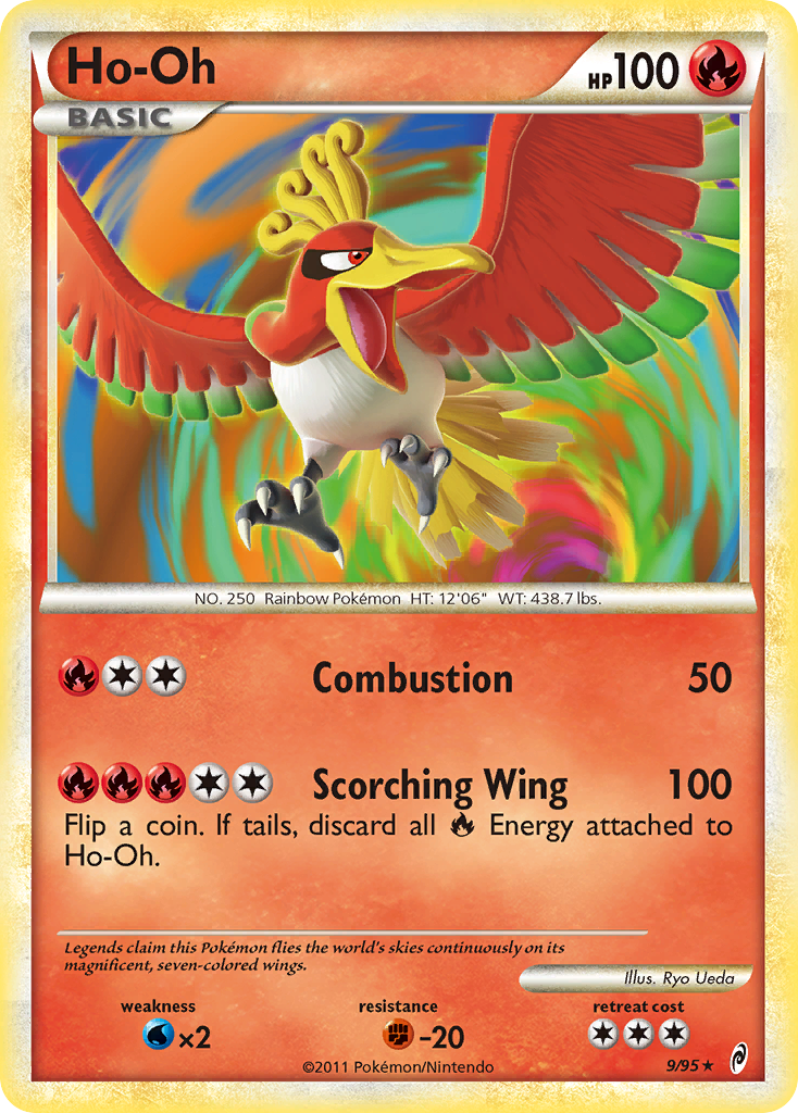Ho-Oh — illustrated card