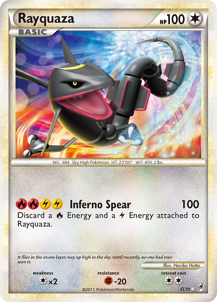 Rayquaza — illustrated card