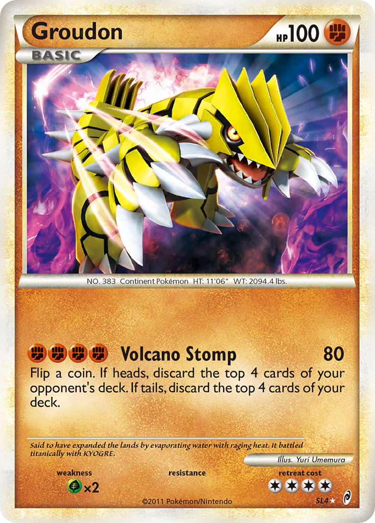 Groudon — illustrated card