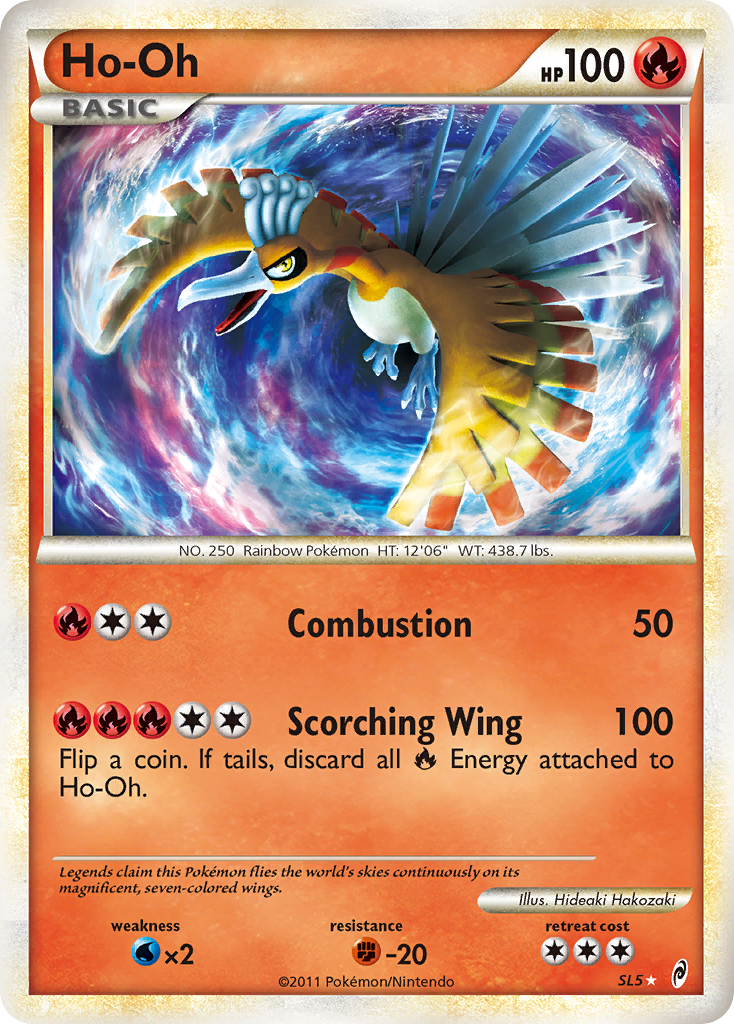 Ho-Oh — illustrated card