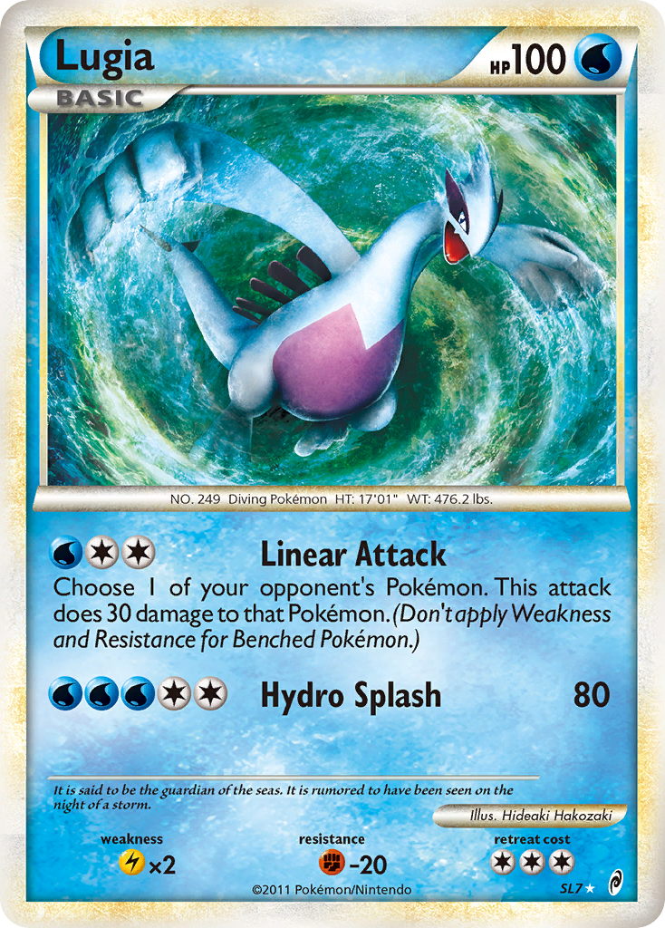 Lugia — illustrated card