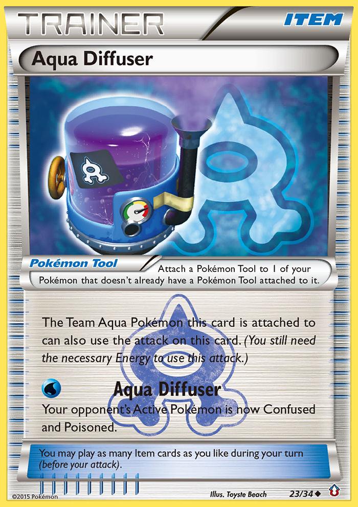 Aqua Diffuser — illustrated card