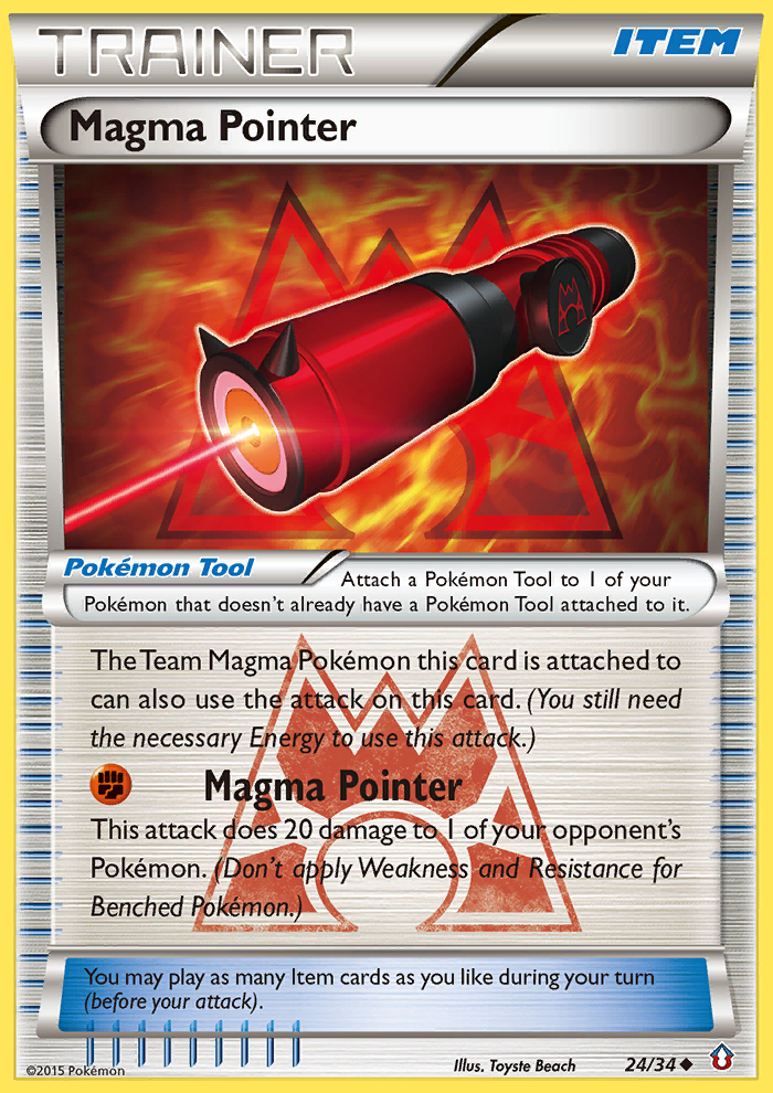 Magma Pointer — illustrated card