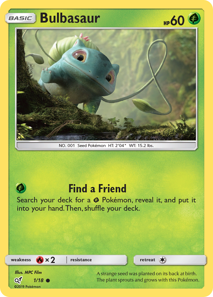 Bulbasaur — illustrated card